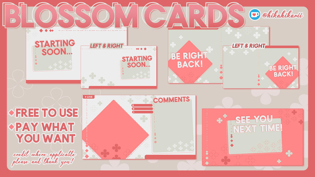 BLOSSOM CARDS (2022)