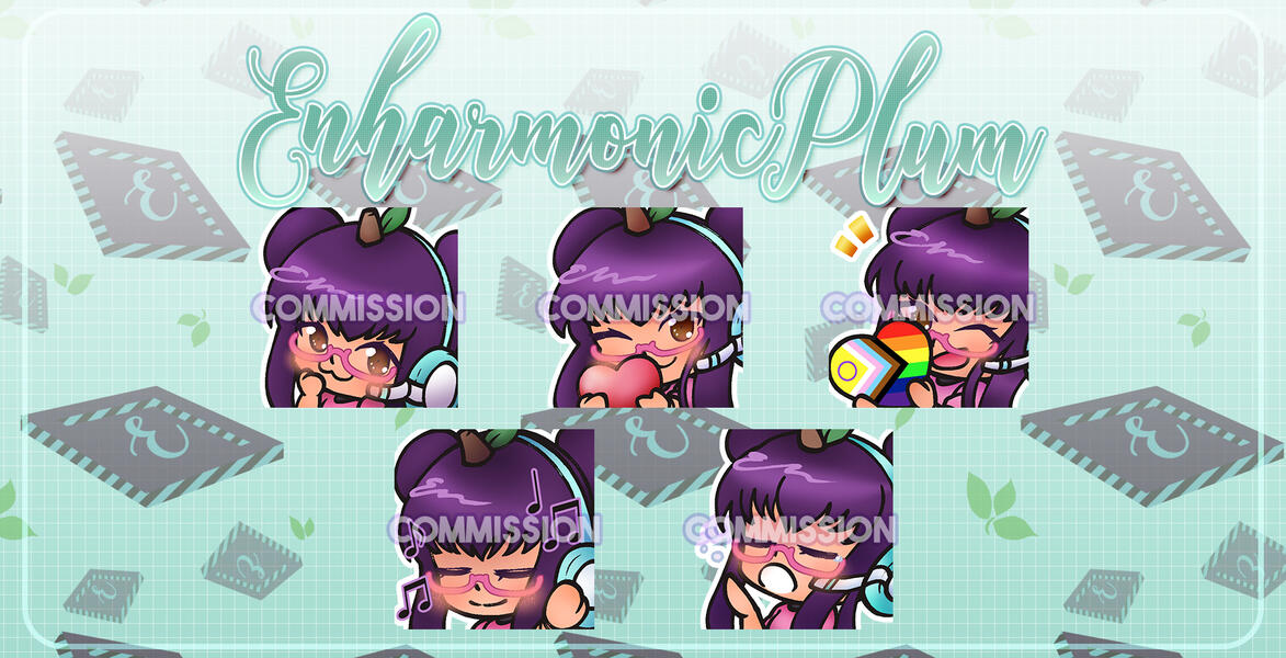 EnharmonicPlum Emotes (2021)